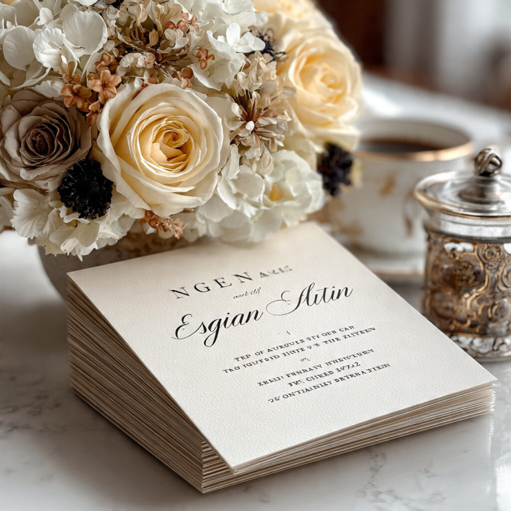 modern reception only wedding invitation following contemporary etiquette