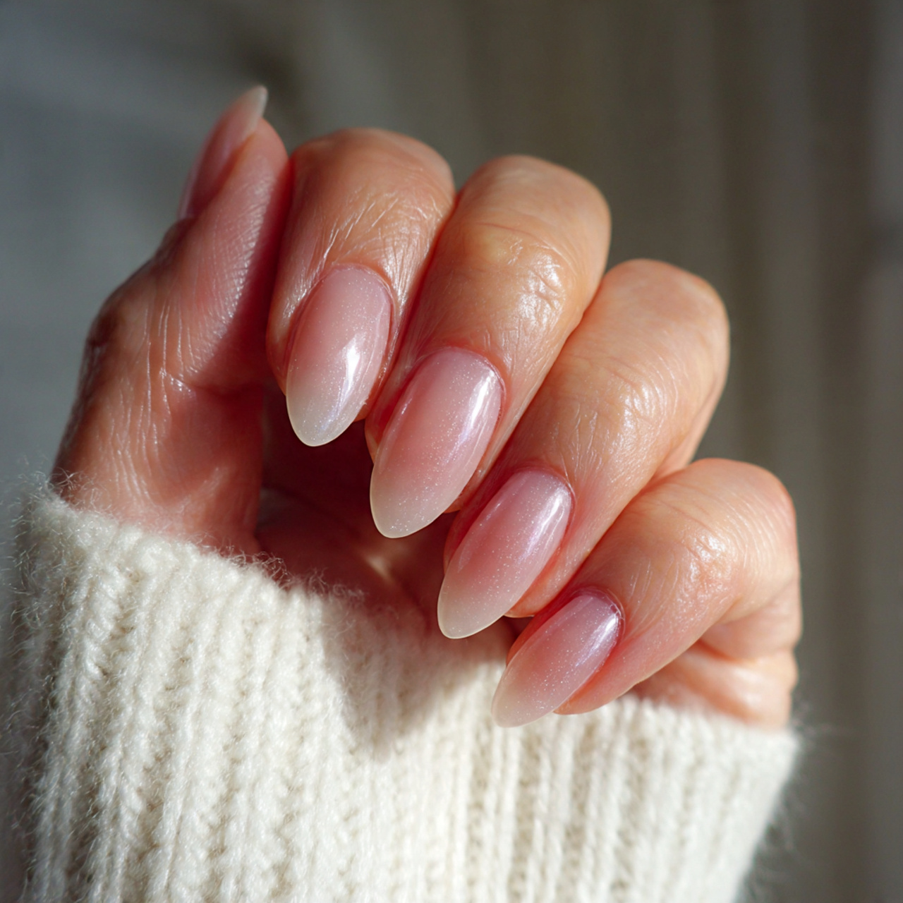 Natural Buffed Nails