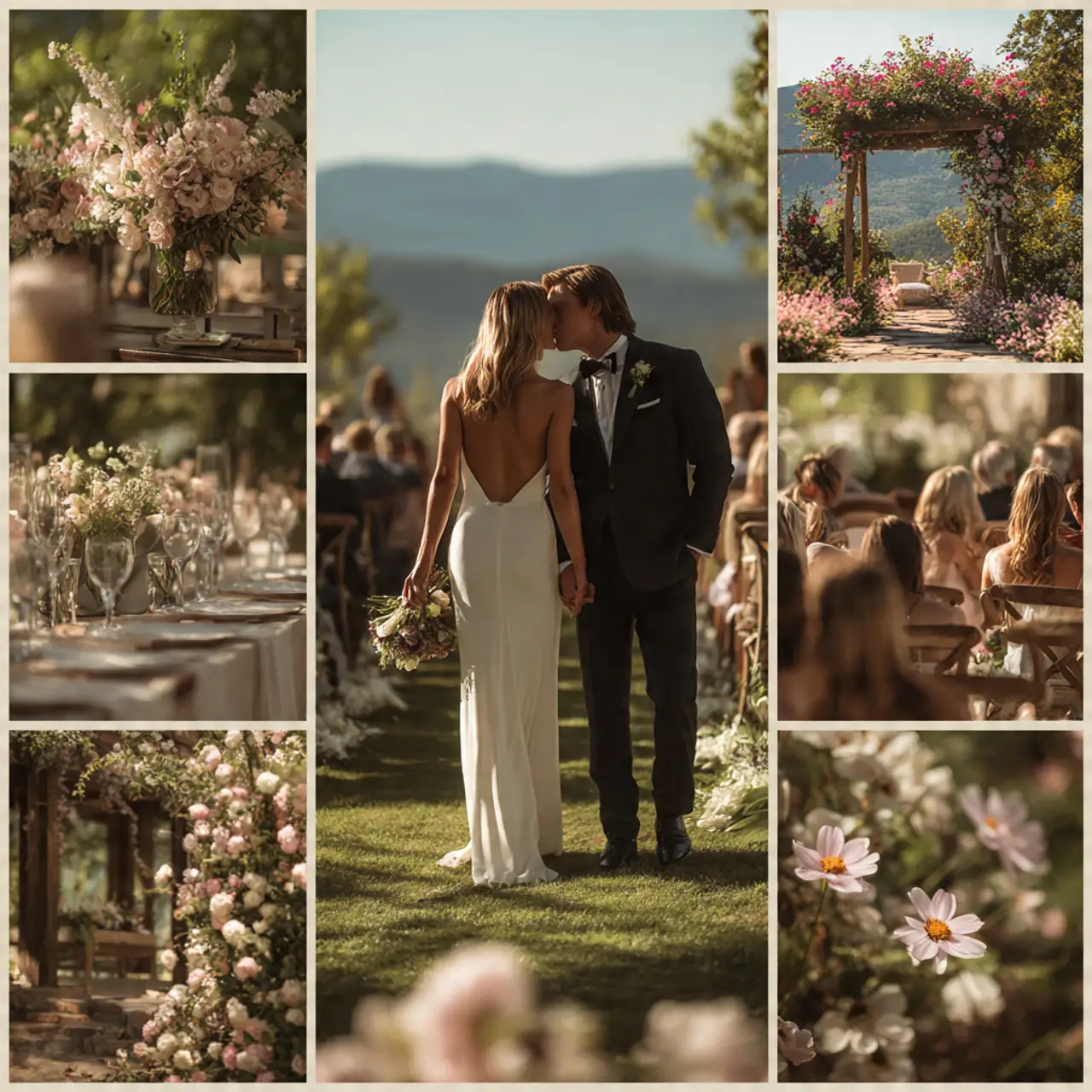 outdoor wedding ceremony