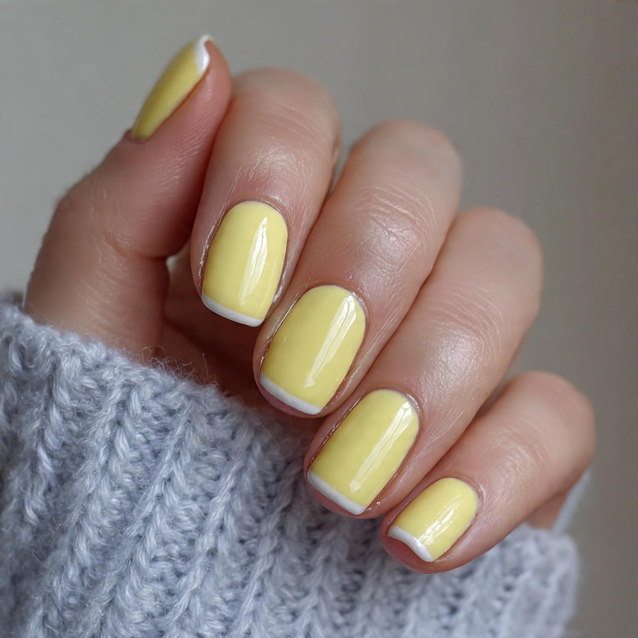 pale yellow nails stylize 220