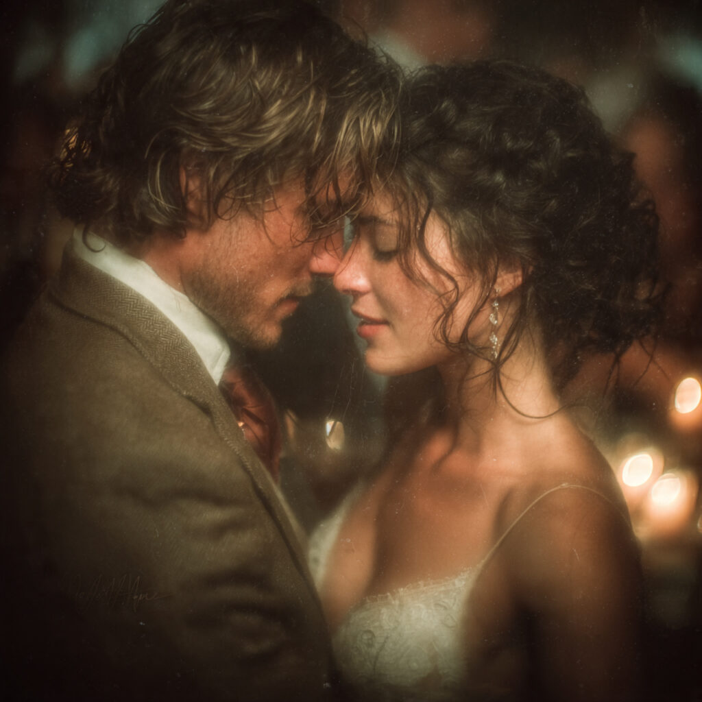 quiet wedding first dance couple swaying gently