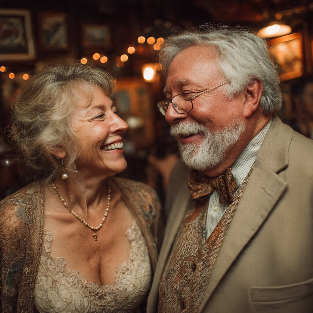 small intimate december wedding reception with close