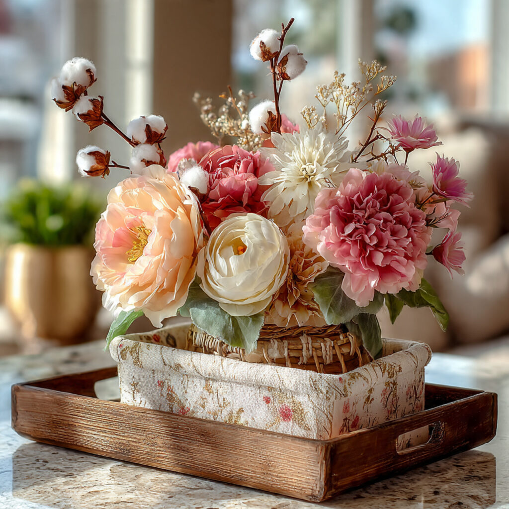 22 DIY Dollar Tree Centerpieces That Are Easy and Elegant 19 soft romantic diy dollar tree centerpiece with