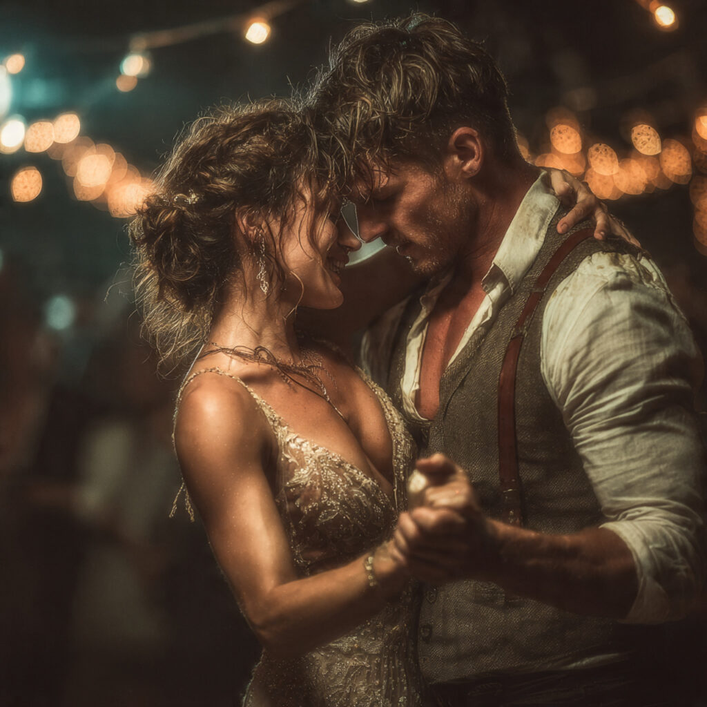 symbolic wedding dance moment couple holding hands 1