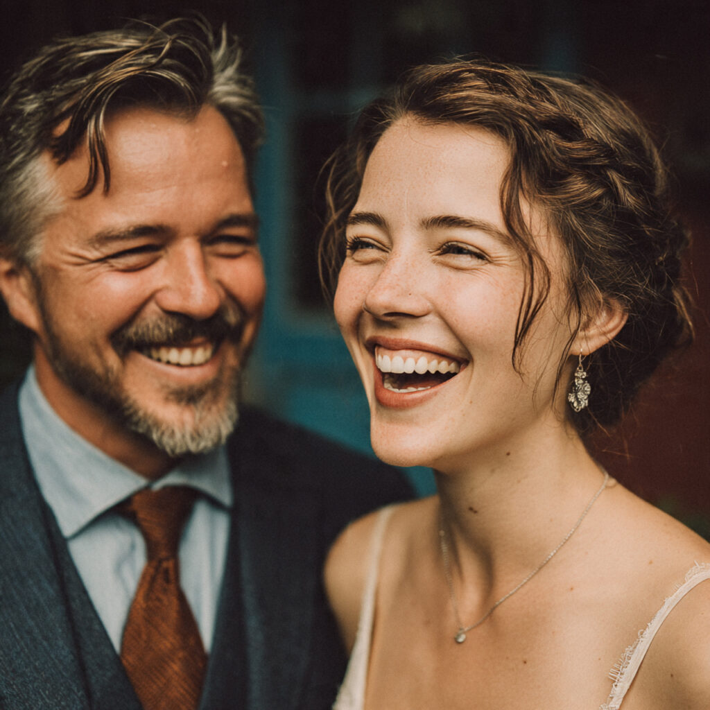 wedding photographer capturing candid moments at a 1