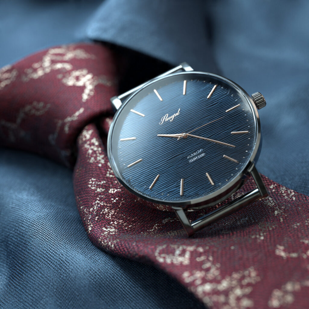elegant engraved wristwatch with custom message on