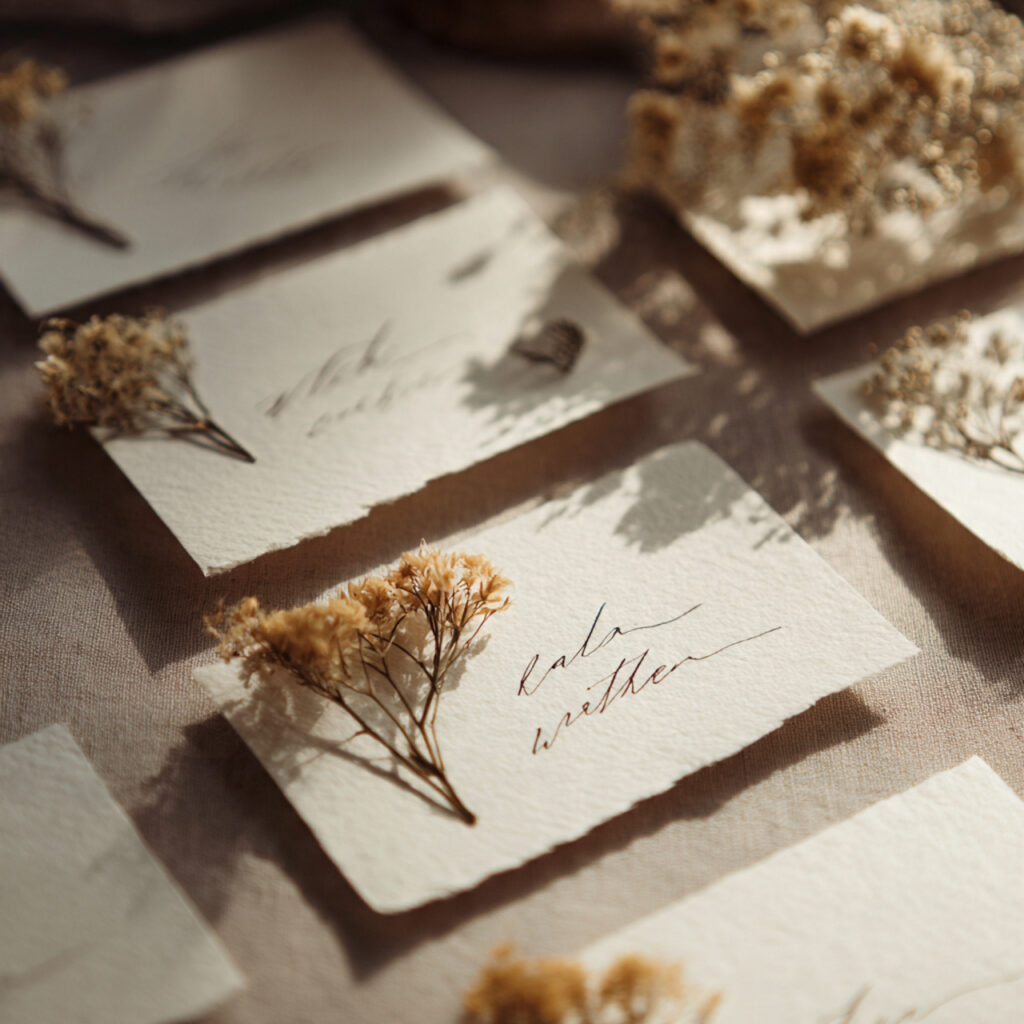 small wedding personalized details handwritten not