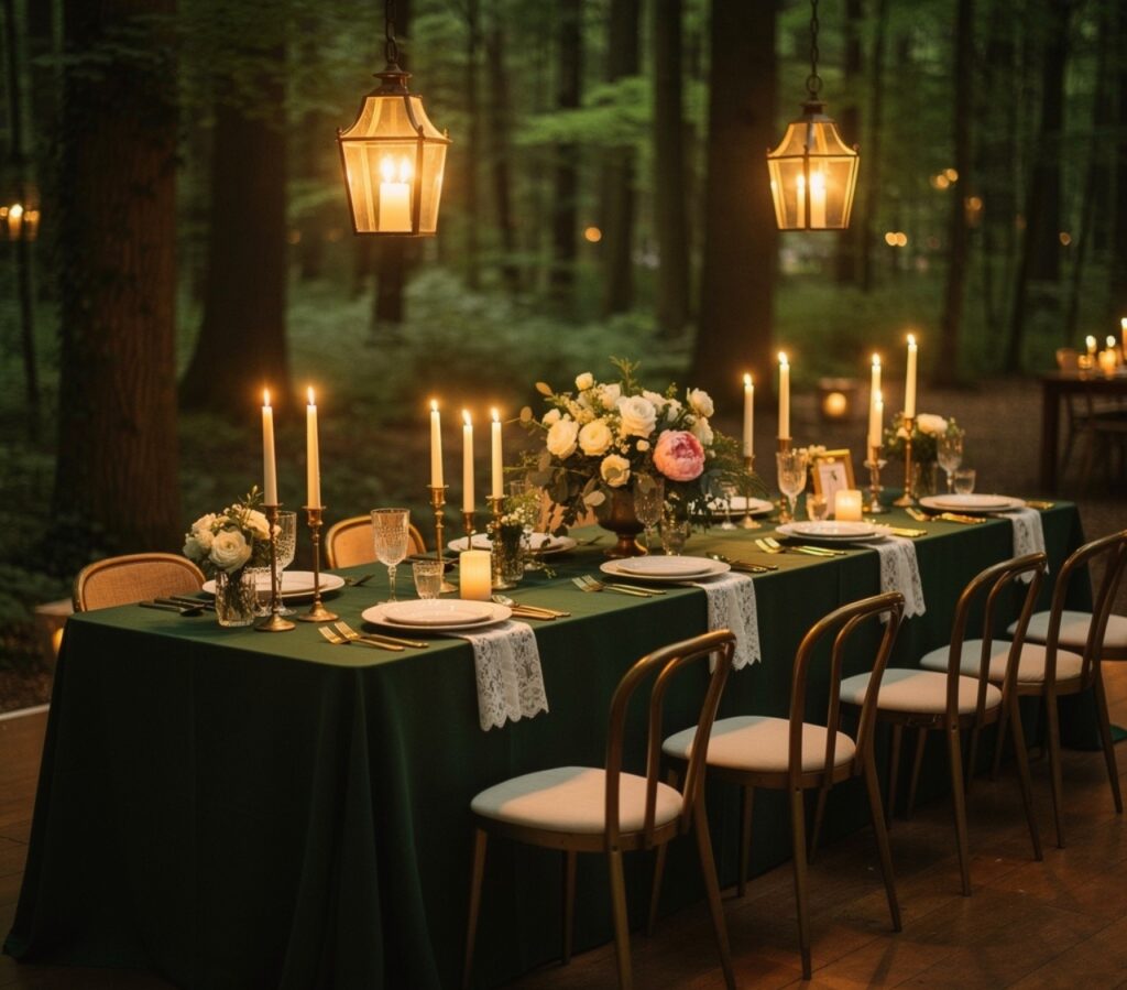 16 Luxury Forest Green Wedding Theme Ideas for Stylish Weddings 14 14 15