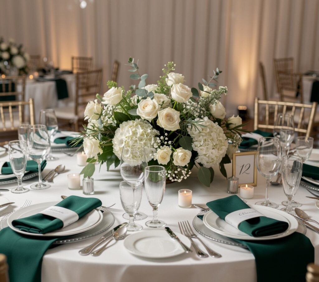 16 Luxury Forest Green Wedding Theme Ideas for Stylish Weddings 3 3 12