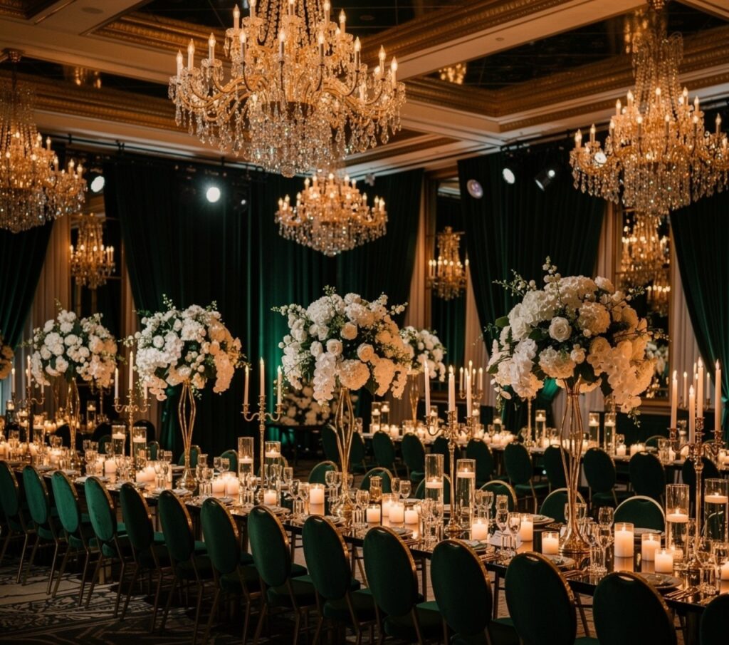 16 Luxury Forest Green Wedding Theme Ideas for Stylish Weddings 6 6 15