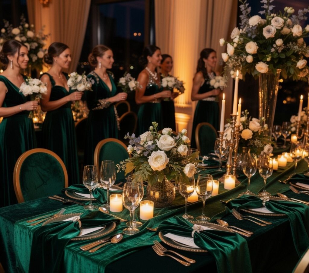 16 Luxury Forest Green Wedding Theme Ideas for Stylish Weddings 9 9 14