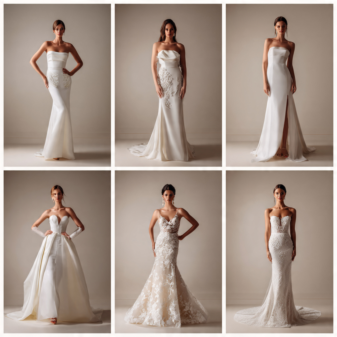 wedding dresses strapless