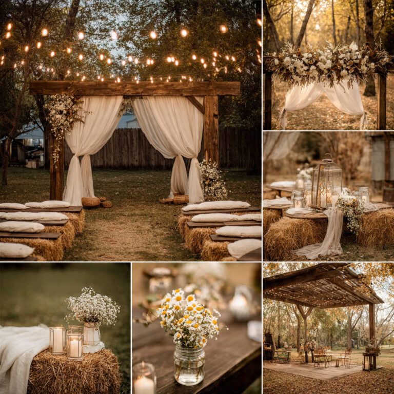 simple backyard wedding ideas