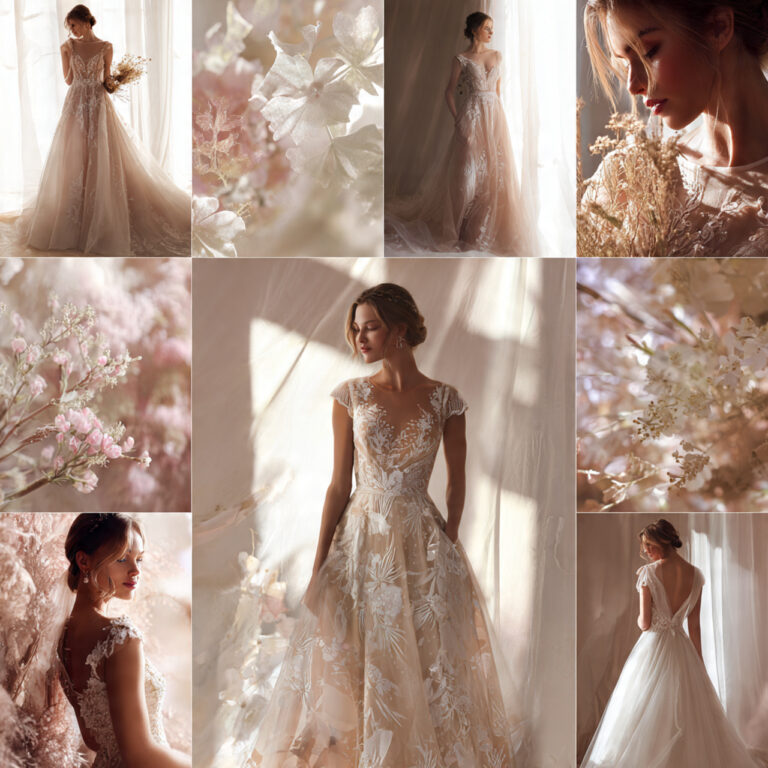 romantic wedding dress
