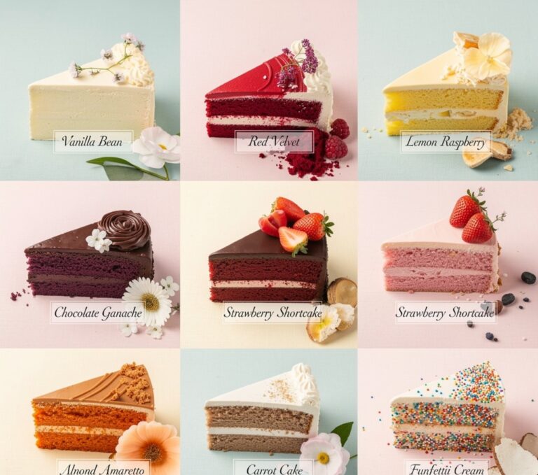 wedding cake flavors